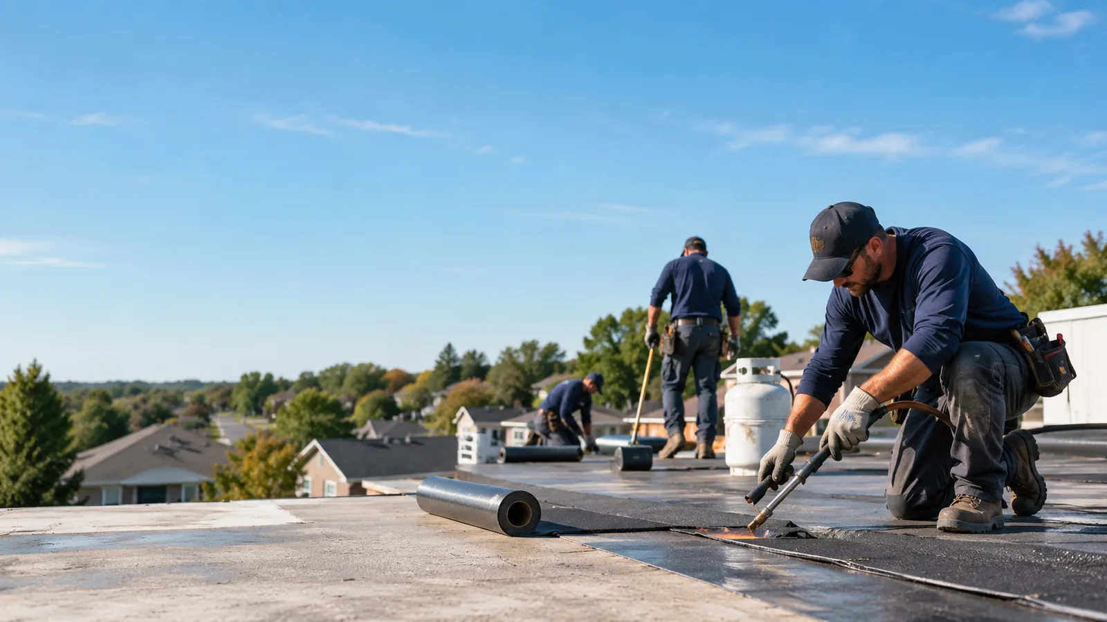 Flat Roof Leak Repair providers in Harvel, IL